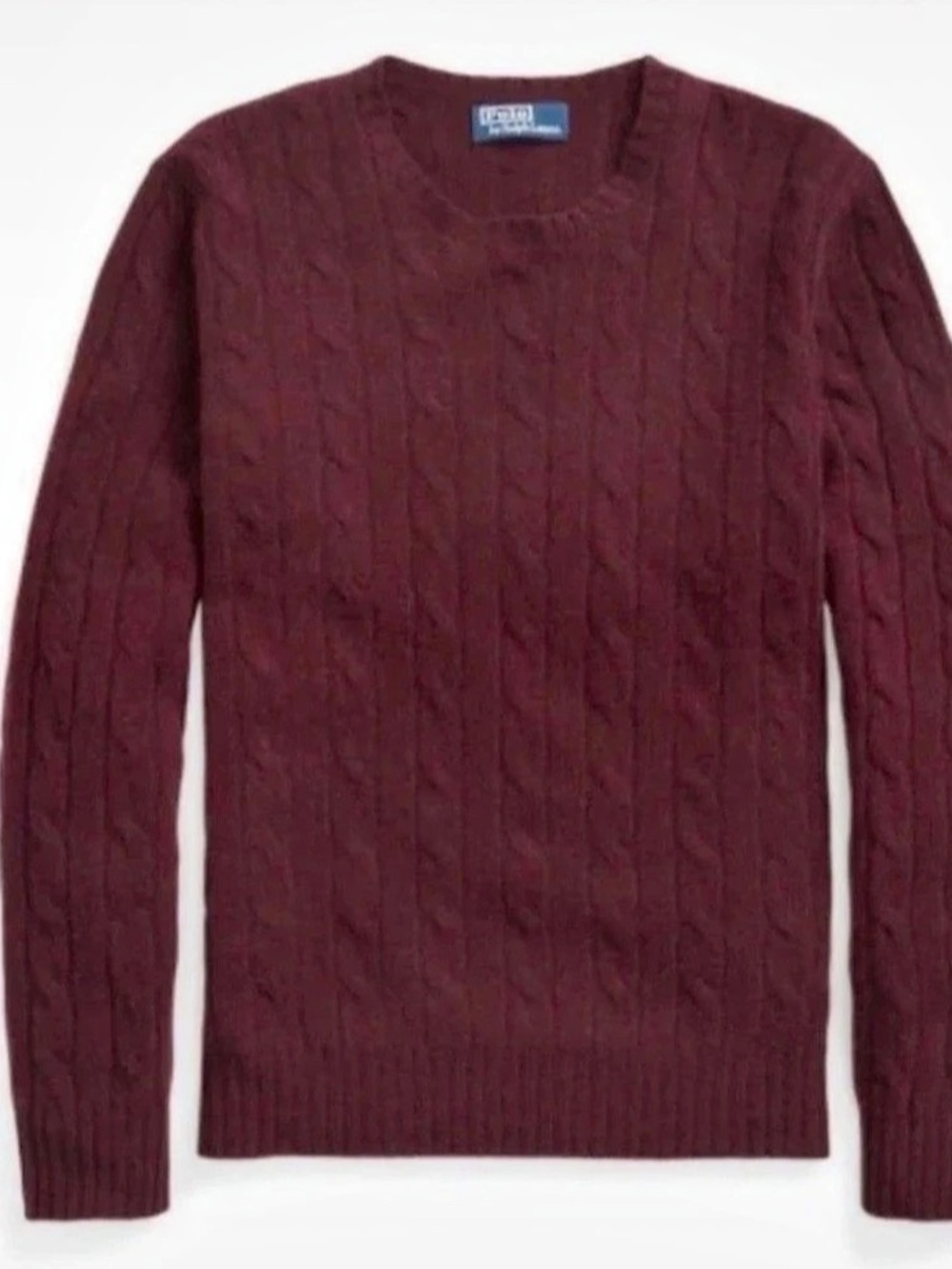 Polo Ralph Lauren Cashmere Cable Knit Sweater Size Small Like New